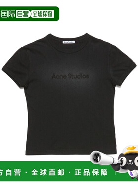 欧洲直邮acne studios 女士上装T恤圆领休闲百搭时尚单品穿搭上衣