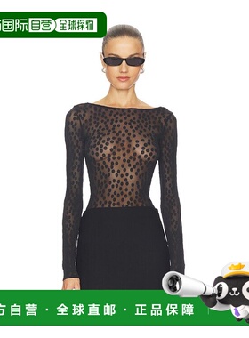 香港直邮Wolford 女士 Sweet 圆点细带性感连体衣 78331