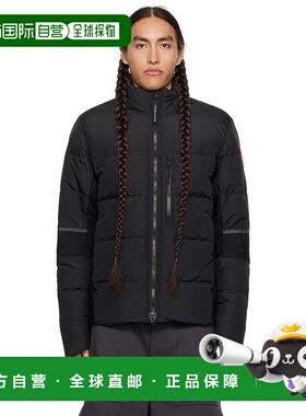 1h可退 香港直邮潮奢 Canada Goose 加拿大鹅 男士 黑色 Hybridge