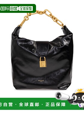 香港直邮BALMAIN 女士手提包 FN1BT003LBFO0PA AW2025 黑色 'Sync
