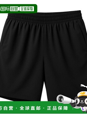 韩国直邮PUMA 全天候基本跑步训练短裤 黑色 525910-01