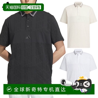 日本直邮阿迪达斯 Beyond the Course 提花 BOS 标志短袖衬衫 KUK