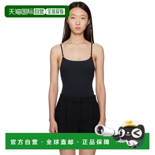 1h可退 香港直邮潮奢 ANINE BING 女士 黑色 Vesta 连体泳衣 A111