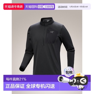 Neck男款 Zip 户外保暖基础层上衣T恤 加拿大直邮始祖鸟Rho