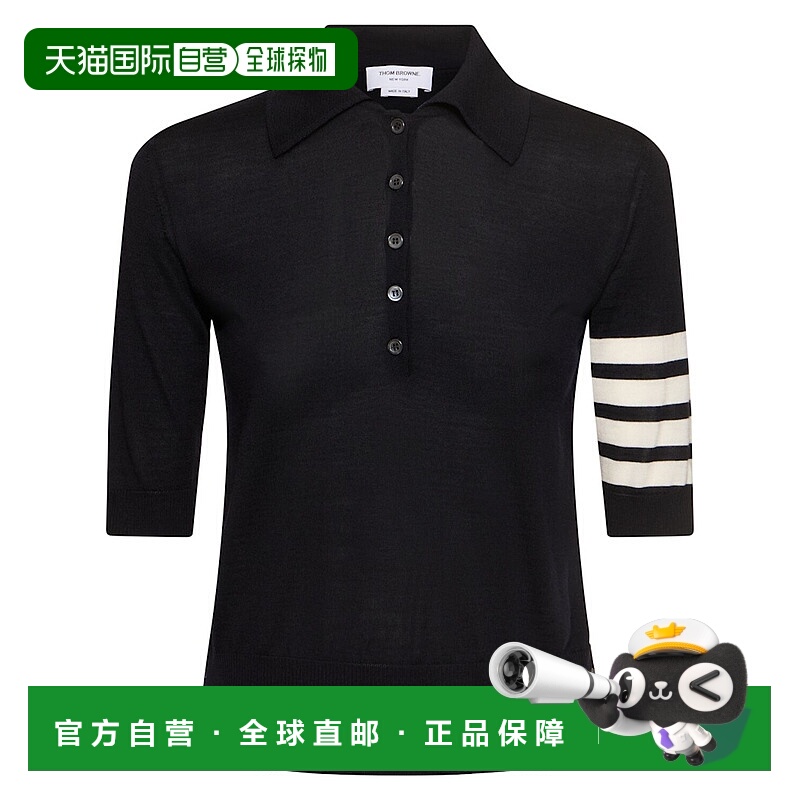 1h可退 香港直邮Thom Browne 汤姆 布朗 女士 4条纹休闲版型羊毛P