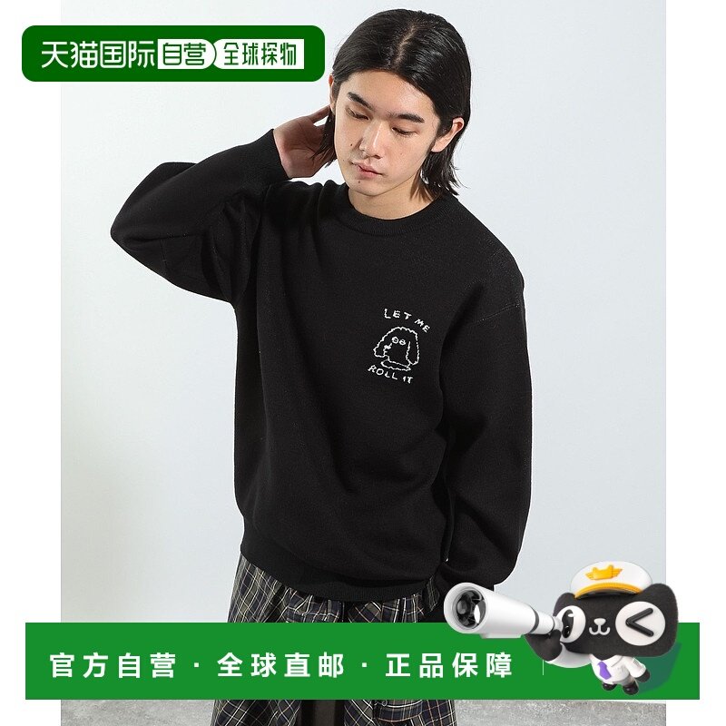 1h可退 日本直邮BAYFLOW男装Shiomi Wada联名插画宽松针织开衫 60