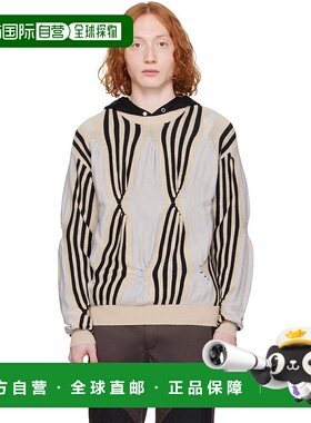 1h可退 香港直邮潮奢 kiko kostadinov 男士 米色 Solix 毛衣 KKS