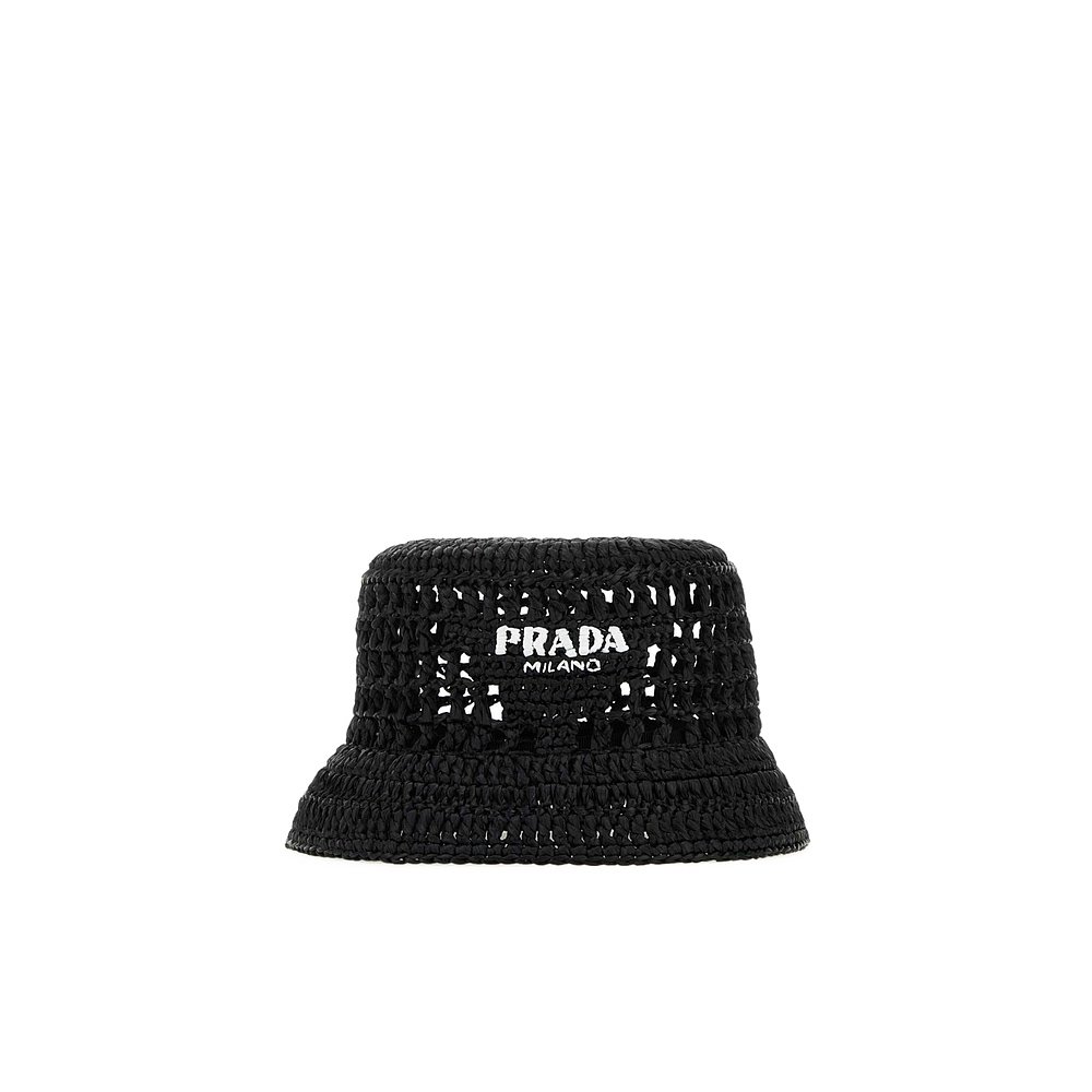 潮奢 Prada 普拉达 女士 镂空渔夫帽 1HC1372C2T