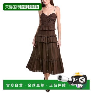 Kali Linen Blend 自营Diane Dress Furstenberg Midi brow von