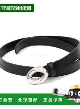 韩国直邮Sefr 柯尔特皮带 - 银色眼扣 腰带牛皮