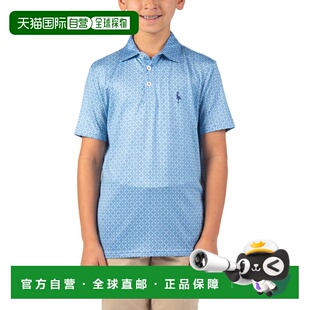 自营Tailorbyrd Abstract Geo Performance Polo Shirt - green