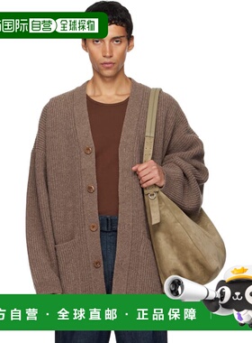 1h可退 香港直邮Lemaire 男士 棕色 Cardicoat 开衫 CO1139LK107B
