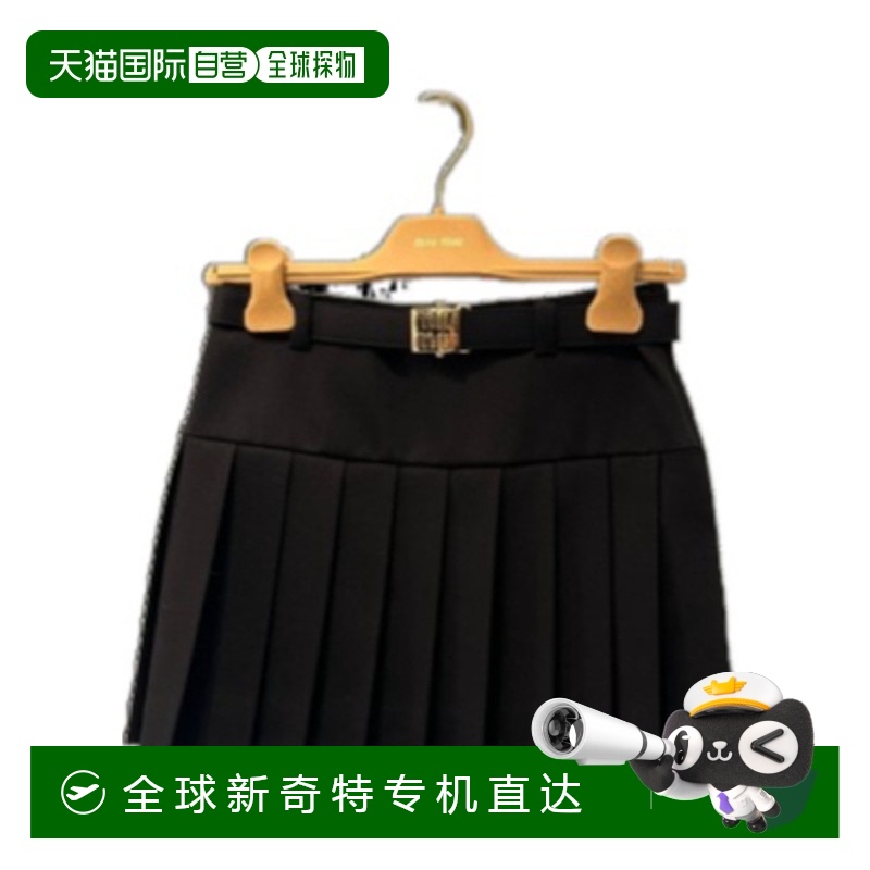 香港直邮Miu Miu 徽标半身裙 MG23671R1SVMOF0002缪缪
