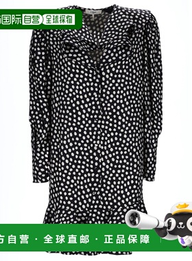 1h可退 香港直邮Chloe 蔻依 女士 迷你带领连衣裙 26SRO37300915