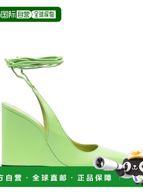 1h可退 香港直邮BY FAR 女士 PRE 鞋跟绿色高跟鞋 23CRVAUWFRGNAP