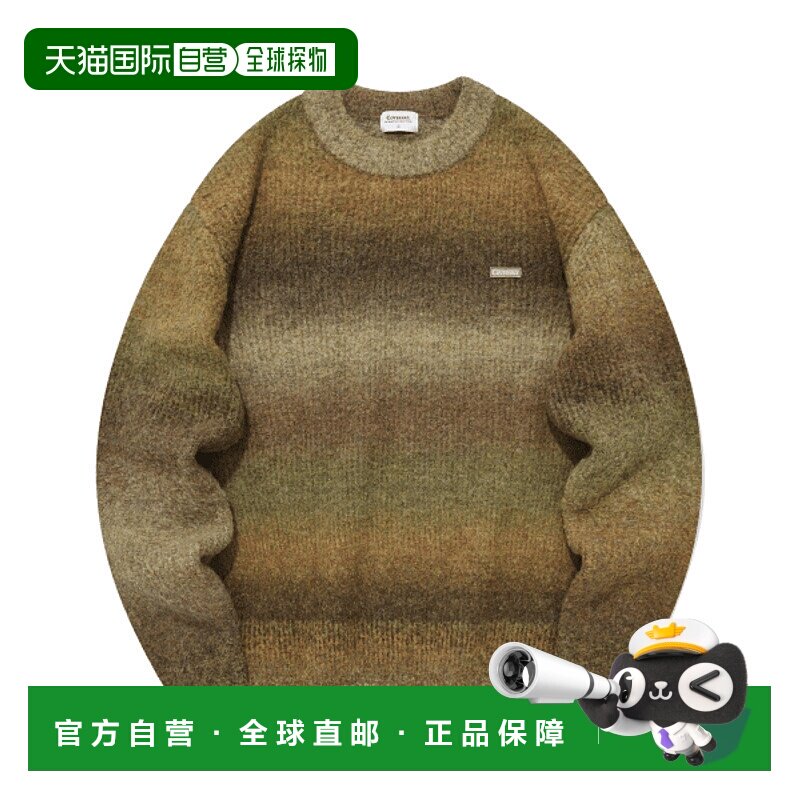 韩国直邮COVERNAT 男针织CO2303KT10KH公用GRADATION CREWNECK KN