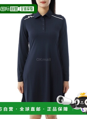 韩国直邮J.LINDEBERG Gizelle 长袖连衣裙 (GWSD13395-6855) 裤裙