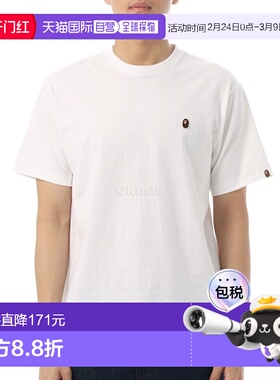 韩国直邮A BATHING APE 单点三通（001TEL801004M WHT）
