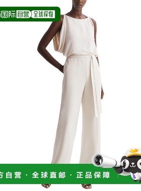 自营Reiss Koa Drape Bridal Jumpsuit 美国奥莱直发性感吊带