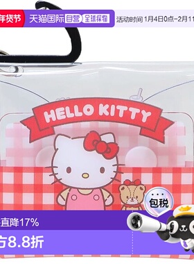 【日本直邮】三丽鸥 多功能透明收纳袋 SS号 凯蒂猫 SRTZ-072钱包