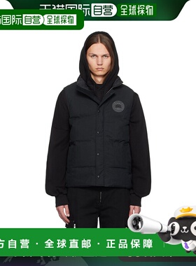 1h可退 香港直邮潮奢 Canada Goose 加拿大鹅 男士 黑色 Garson