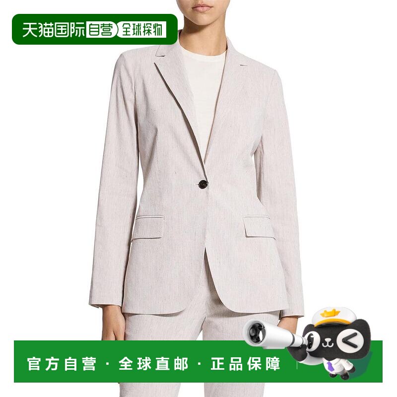 【美国直邮】theory 女士 休闲西装外套亚麻通勤图片