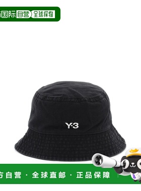香港直邮Y-3 男士帽子 IX7000 黑色 徽标渔夫帽高级感 潮牌正品