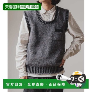 Knitwear 男装 U领 针织背 1h可退 罗纹条纹 日本直邮Jamieson