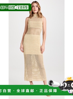 1h可退 香港直邮Staud 女士 Adair 连衣裙 white白色 舒适时尚