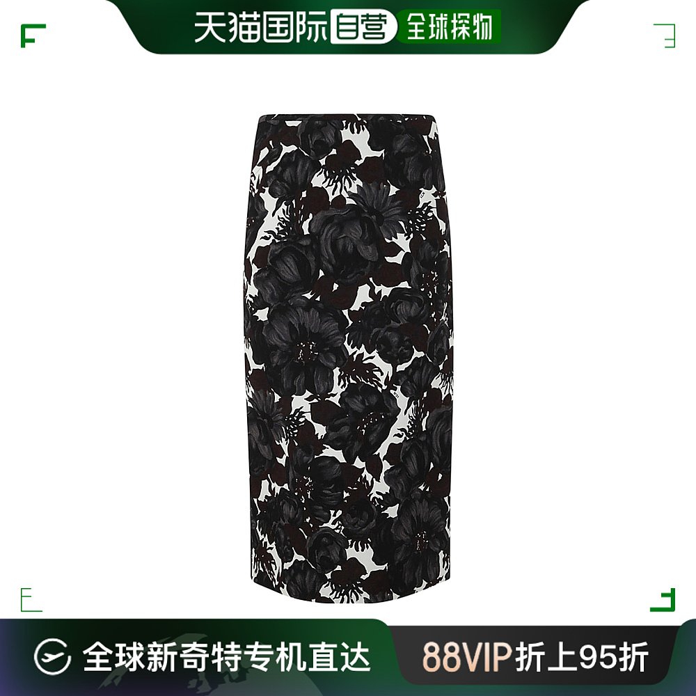 香港直邮N21女士半身裙 C0225163S1F1PRINTEDIVORY