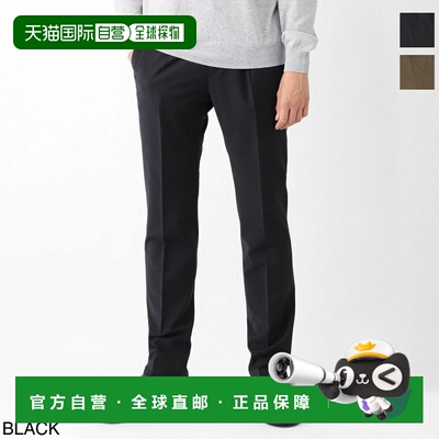 日本直邮Berwich 男士羊毛裤 Berto GT1442X 黑色 BERTO 羊毛涤纶