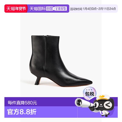 1h可退 香港直邮VINCE 女士 Billy 皮质短靴 J1110L1001BLACK
