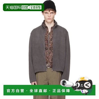 1h可退 香港直邮潮奢 Our Legacy 男士 灰褐色 Shrunken Fullzip