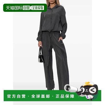 美国直邮ALEXANDER WANG - Women Frontplacket Drapey Hoodie