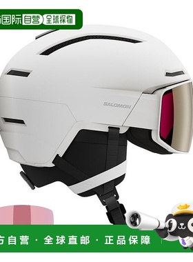 自营欧洲直邮Salomon萨洛蒙 DRIVER男女通用白色塑料滑雪头盔新款