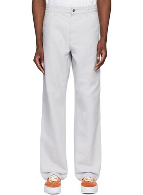 潮奢 Carhartt 卡哈特 男士 灰色 Single Knee 长裤 I031497