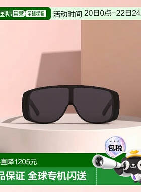 自营欧洲直邮Maison Margiela MM6 男女通用黑色醋酸太阳镜