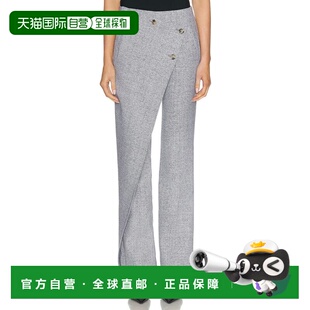 1h可退 香港直邮Courreges 女士 Oblique Caviar 裤子 425CPA445W