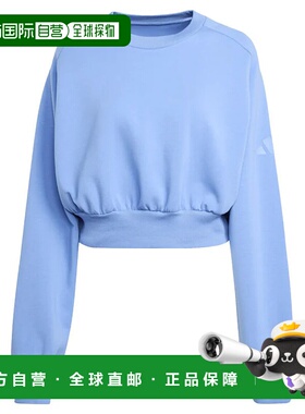 香港直邮ADIDAS 女士运动服 JV9895AZZURRO CO 浅蓝色 FELPA DONN