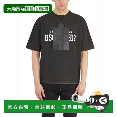 1h可退 香港直邮Dsquared2 二次方 男士 棉质印花T恤 LS74GD1405S