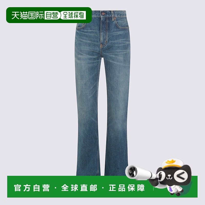 1h可退 香港直邮CHLOÉ 女士牛仔裤 CH25WDP761534A1 AW2025 蓝色