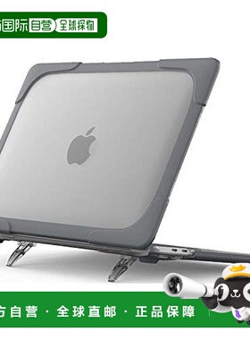 【日本直邮】ProCase Mac Pro 13用折叠式减震平板电脑保护壳 灰
