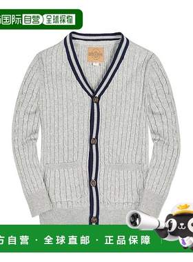 自营 hope & henryHope&Henry Cable爷爷开衫-灰色 美国奥莱直发