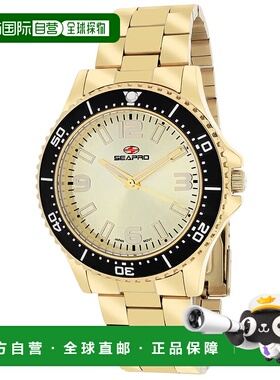 自营Seapro Women's Gold dial Watch - gold 美国奥莱直发