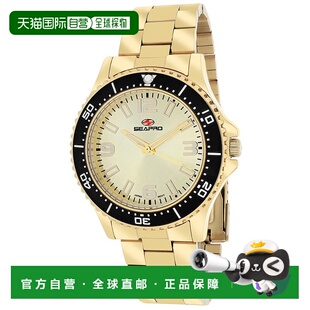 自营Seapro Women's Gold dial Watch - gold 美国奥莱直发