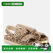 香港直邮潮奢 Gucci 女士 1h可退 Marmont 古驰 New 皮革边凉