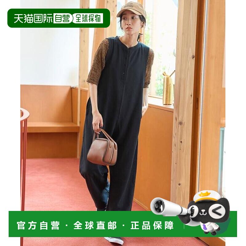 1h可退 日本直邮coen 迷你裏毛美式背带连体裤 宽松版型 棉质 连图片