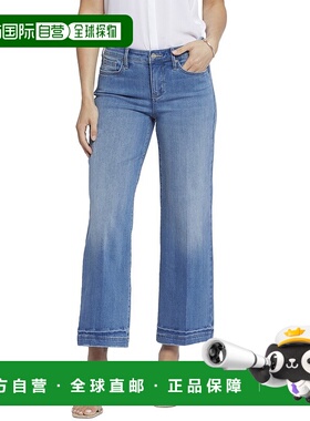 自营NYDJ Teresa Rivierasky Wide Leg Jean - blue 美国奥莱直发