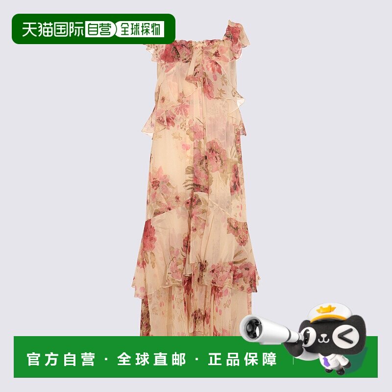 香港直邮CELINE 女士连衣裙 RR0AR0499GAK8 AW2025 花色 图案连衣