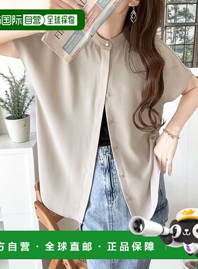 日本直邮Classical Elf 比翼带领法式袖衬衫 [C04519EW09085] 上